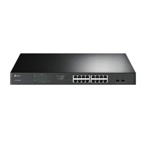 TP-Link 18-Port 10/100/1000Mbps Gigabit Easy Smart Switch with 16-Port PoE+