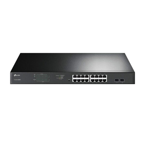 TP-Link 18-Port 10/100/1000Mbps Gigabit Easy Smart Switch with 16-Port PoE+