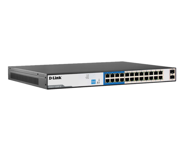 D-link DGS-F1026P-E 24 Port s1000Mbps PoE Switch with 2 SFP Ports