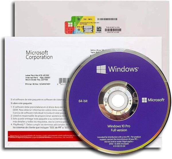 Microsoft Windows 10 Pro - FQC-08929