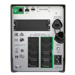 APC Smart-UPS, Line Interactive, 1500VA, Tower, 230V, 8x IEC C13 outlets