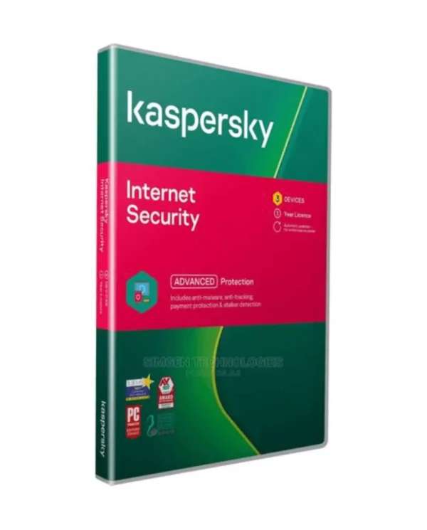 Kaspersky Internet Security; 3 Devices + 1 License for Free for 1 Year